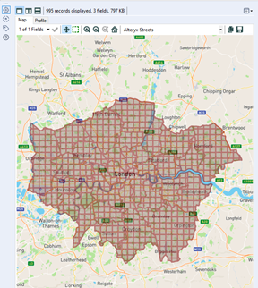 The Data School - Creating a Grid Map using Alteryx and Tableau.