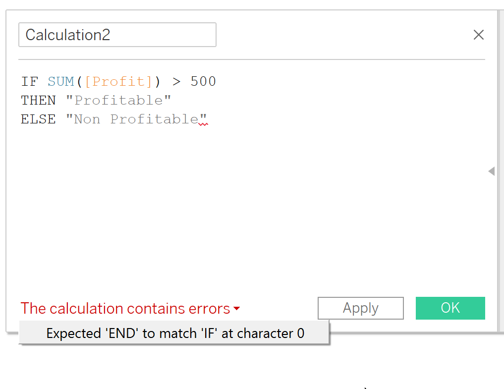 The Data School Common Calculated Field Errors In Tableau