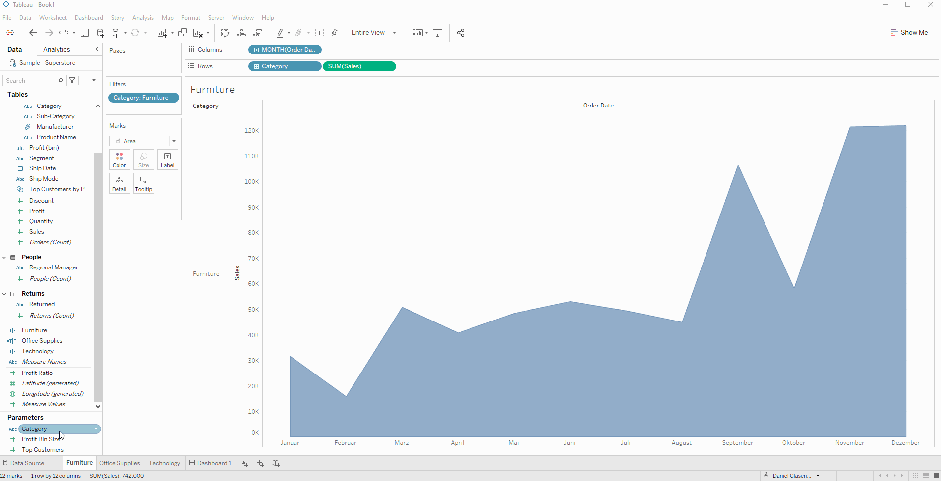 Swapping Sheets on a Dashboard - The Data School