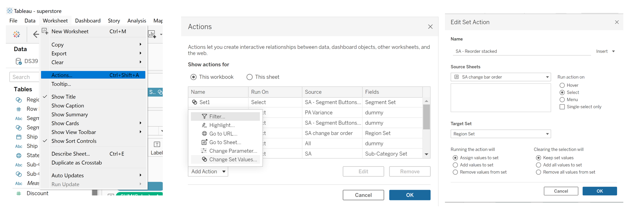 The Data School - #How to - Change the order of a stacked bar chart