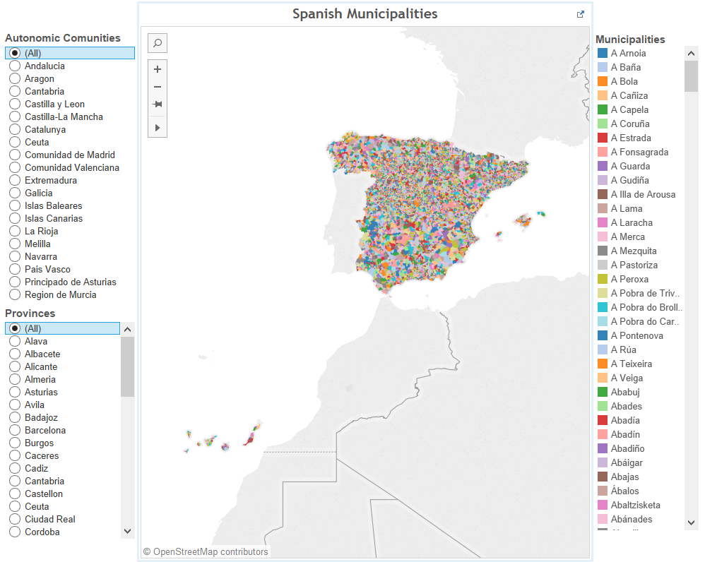 Spanish municipalities