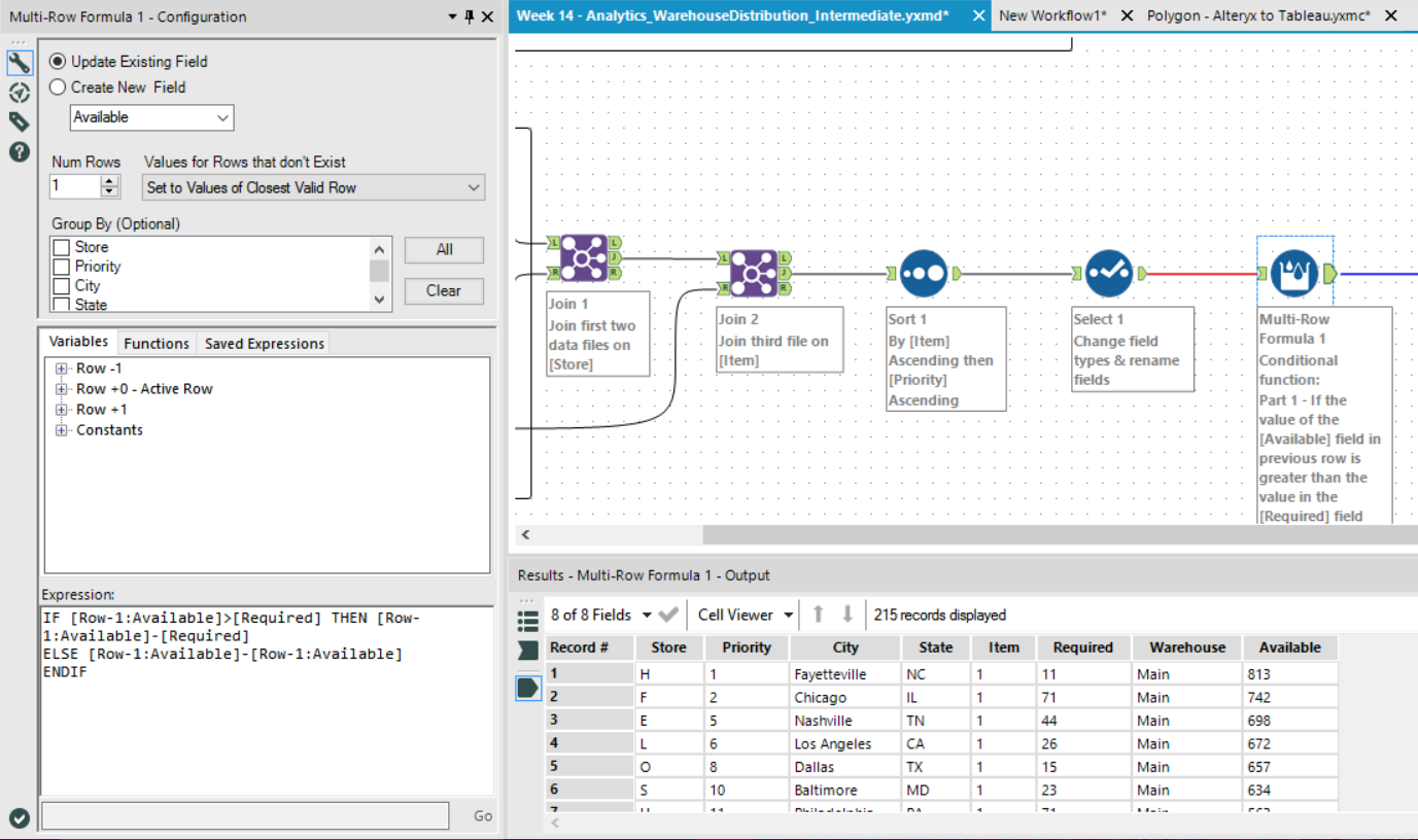 The Data School Using A Multi Row Formula In Alteryx 8494