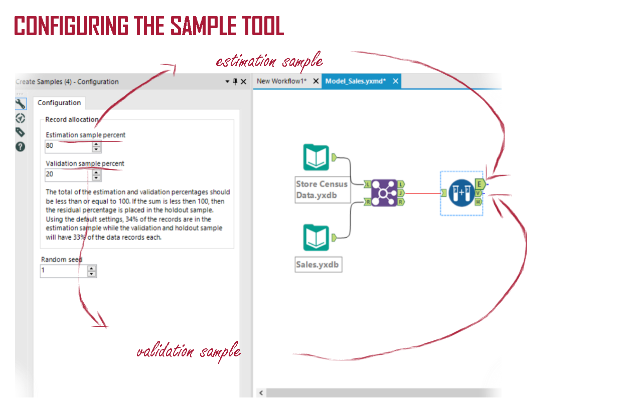 regression analysis in Alteryx