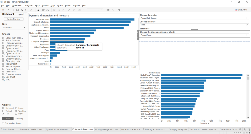 The Data School - Tableau Dashboards: Using Parameters to Flip Between ...