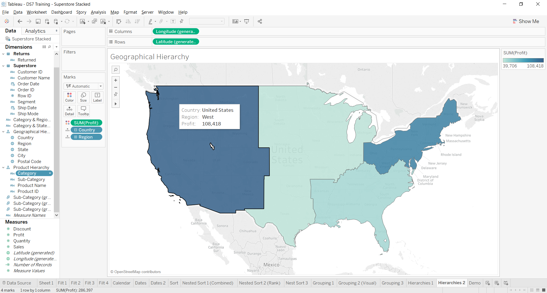 The Data School - Hierarchies and Creating Geographical Roles