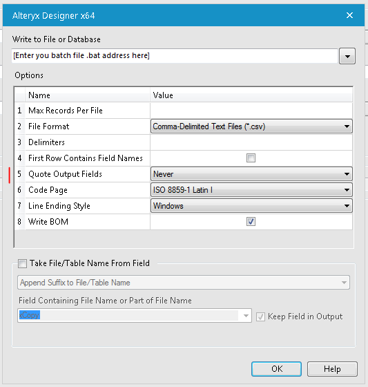 Solved: Run a batch file from Run Command tool - Alteryx Community