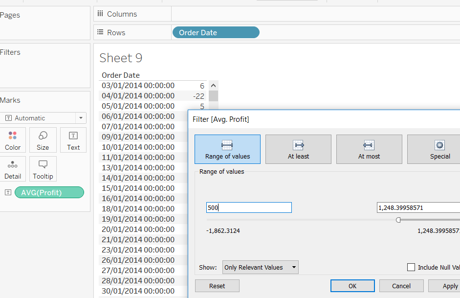 tableau prep sql