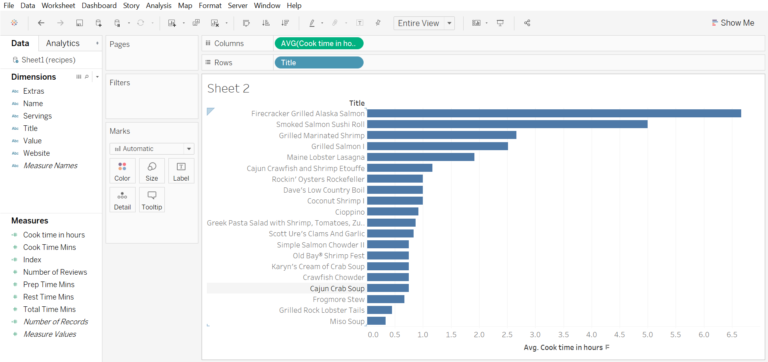 How to create a stacked bar chart from multiple fields - The Data School