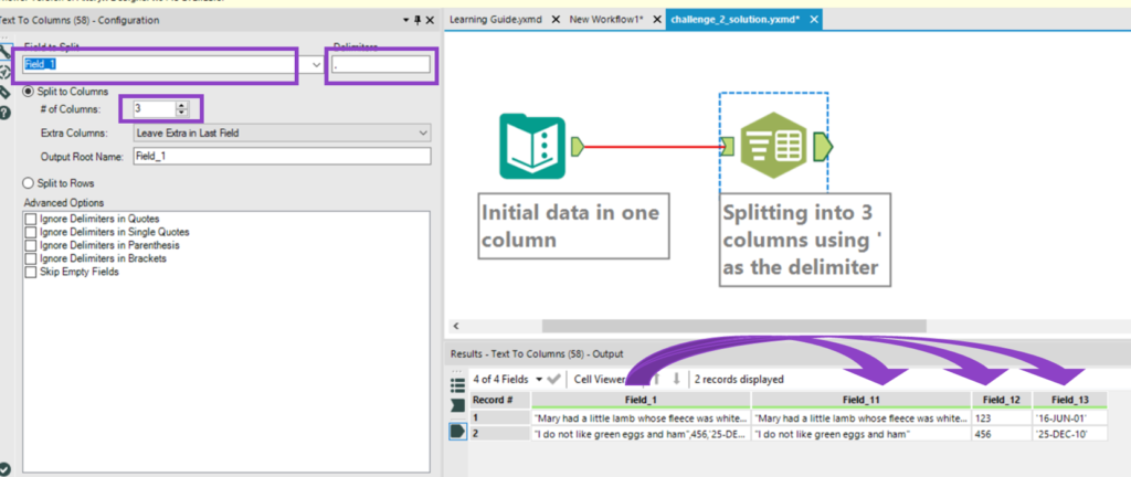 The Data School Splitting Fields In Alteryx 9976