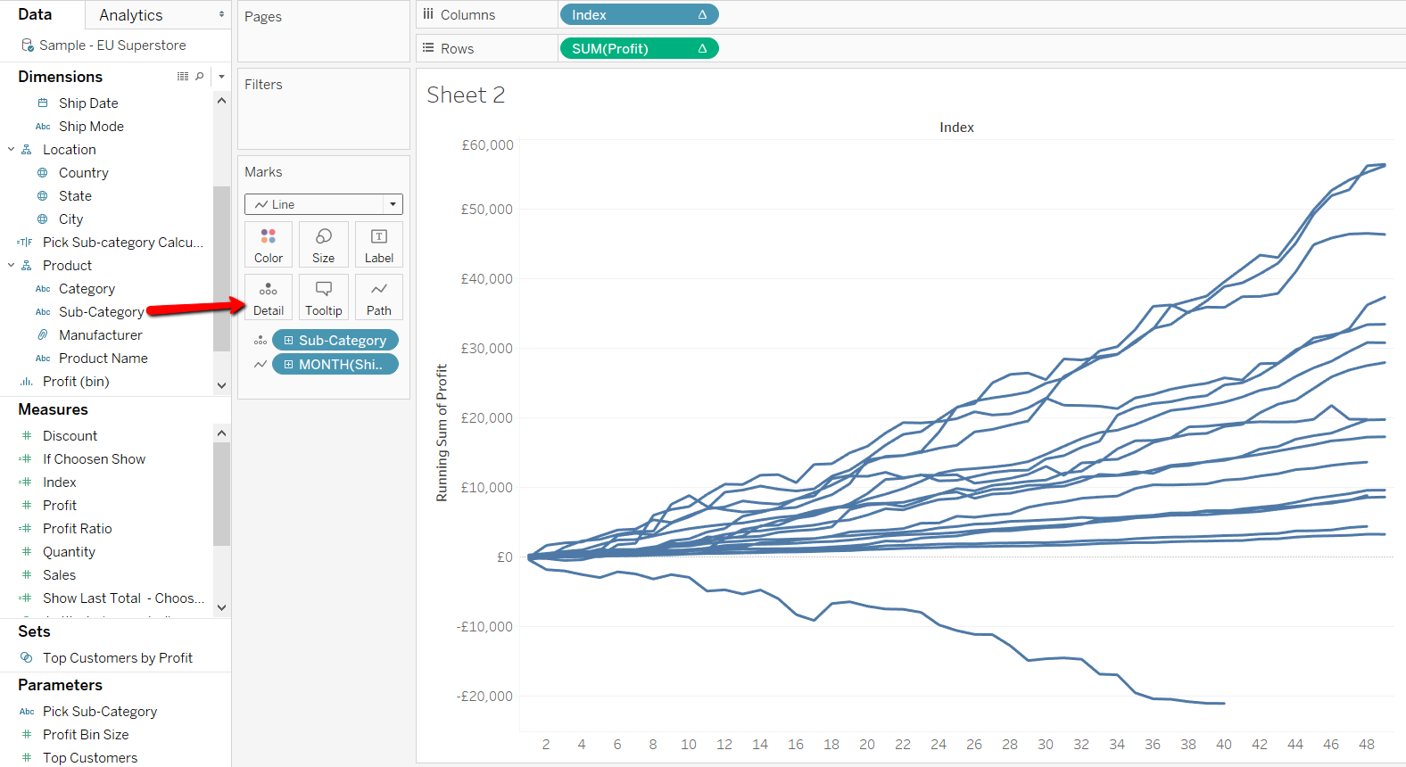 The Data School - Creating a Common Baseline Chart (Part 1)