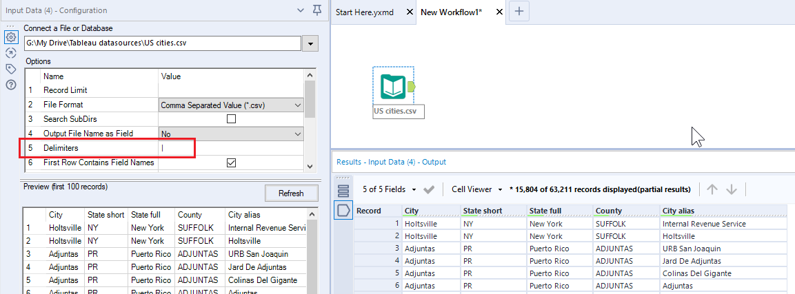 The Data School Five Time Saving Alteryx Tips Part 3 Reading Data From Csv Files 8432