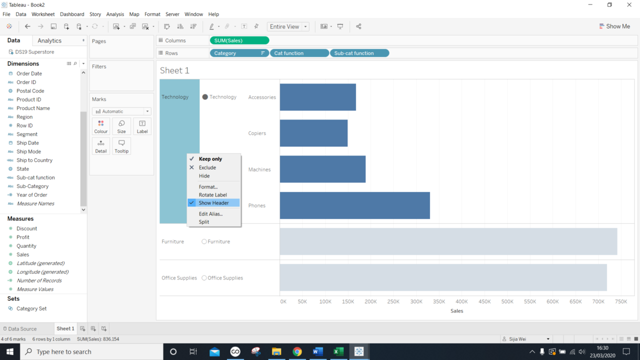 The Data School - Tableau Set Actions Refresher